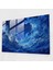 Vincent Van Gogh Cam Duvar Sanatı - Yıldızlı Gece Gökyüzü Cam Baskı - Vincent Van Gogh, Duvar Dekorasyonu, Cam Duvar Sanatı, Vincent Van Gogh, 45X30 1
