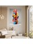 Gerçekçi Cam Heykel Duvar Sanatı - Gerçekçi Cam Heykel, Modern Soyut Heykel, Duvar Dekorasyonu, Canlı Renkler, 30X50 2