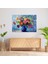 Pointilizm Çiçek Kanvas Tablo - Pointilizm, Canlı, Çiçek, Renkli, 50X30 3