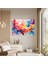 Amerika Birleşik Devletleri Haritası Cam Baskı - Amerika Birleşik Devletleri Haritası, Modern Sanat, Canlı, Renkli, 45X30 2