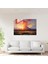Gün Batımı Volkanı Cam Baskı - Volkan, Duvar Süslemesi, Ev Dekorasyonu, Gün Batımında Volkan, 45X30 2