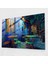 Vincent Van Gogh Cam Baskı - Gece Kafe Terası - Vincent Van Gogh, Duvar Dekorasyonu, Vincent Van Gogh, Cam Sanatı, 45X30 1