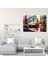 Pop Art Volkswagen Beetle Cam Baskı - Volkswagen Beetle, Pop Art, Ev Dekorasyonu, Cam Sanatı, 45X30 2