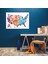 Amerika Haritası Cam Duvar Sanatı - Amerika Birleşik Devletleri Haritası, Modern Sanat, Cam Duvar Sanatı, Duvar Dekorasyonu, 45X30 2