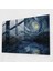 Vincent Van Gogh Cam Baskı - Yıldızlı Gece Gökyüzü - Vincent Van Gogh, Vincent Van Gogh, Cam Baskı, Ev Dekorasyonu, 45X30 1