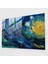 Vincent Van Gogh Cam Tablo - Yıldızlı Gece Gökyüzü - Vincent Van Gogh, Ev Dekorasyonu, Cam Duvar Sanatı, Modern Sanat, 45X30 1