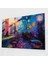 Vincent Van Gogh Modern Sanat - Gece Kafe Sahnesi - Vincent Van Gogh, Ev Dekorasyonu, Cam Baskı, Modern Sanat, 45X30 1