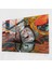 Eriyen Saat Sürrealizm Sanat Cam Baskı - Sürrealizm Sanat, Ev Dekorasyonu, Modern Sanat, Cam Sanatı, 45X30 1