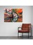Eriyen Saat Sürrealizm Sanat Cam Baskı - Sürrealizm Sanat, Ev Dekorasyonu, Modern Sanat, Cam Sanatı, 45X30 3