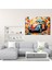 Volkswagen Beetle Cam Tablo - Volkswagen Beetle, Cam Baskı, Canlı Desenler, Cam Sanatı, 45X30 3