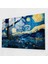Vincent Van Gogh Ev Dekorasyonu - Rhone Nehri Üzerinde Yıldızlı Gece - Vincent Van Gogh, Vincent Van Gogh, Cam Baskı, Ev Dekorasyonu, 45X30 1