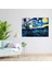 Vincent Van Gogh Ev Dekorasyonu - Rhone Nehri Üzerinde Yıldızlı Gece - Vincent Van Gogh, Vincent Van Gogh, Cam Baskı, Ev Dekorasyonu, 45X30 2