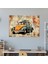 Volkswagen Beetle Duvar Tablosu - Volkswagen Beetle, Yolculuk Tutkusu, Kanvas Tablo, Duvar Sanatı, 50X30 3