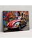 Volkswagen Beetle Kanvas Tablo - Sokak Sanatsal Duvar Tablosu Duvar Tablosu - Volkswagen Beetle, Duvar Dekorasyonu, Sokak Sanatsal Duvar Resmi, Duvar Sanatı, 50X30 1