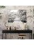 Zen Bahçesi Karakalem - Zen Bahçesi, Usta Işçilik, Titiz Detaylar, Cam Baskı, 45X30 2