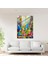 Simpsons Cam Baskı - Simpsonlar, Modern Sanat, Renkli, Ev Dekorasyonu, 60X90 2