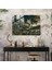 Sürrealizm Ev Dekorasyonu: Saat Ağaçları Ormanı - Sürrealizm Sanatı, Duvar Süslemesi, Cam Baskı, Cam Sanatı, 45X30 2