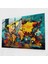 Dünya Haritası Cam Baskı - Pop Art World - Dünya Haritası 2, Modern Çağ, Dünya Haritası, Cam Baskı, 45X30 1