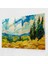 Vincent Van Gogh Cam Sanatı - Selvili Buğday Tarlası Cam Baskı - Vincent Van Gogh, Ev Dekorasyonu, Modern Sanat, Vincent Van Gogh, 45X30 1