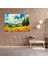 Vincent Van Gogh Cam Sanatı - Selvili Buğday Tarlası Cam Baskı - Vincent Van Gogh, Ev Dekorasyonu, Modern Sanat, Vincent Van Gogh, 45X30 2
