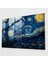 Vincent Van Gogh Cam Baskı – Yıldızlı Gece Gökyüzü - Vincent Van Gogh, Ev Dekorasyonu, Soyut Sanat, Vincent Van Gogh, 45X30 1