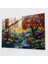 Zen Bahçesi Vitray Sanatı - Zen Bahçesi, Ev Dekorasyonu, Cam Duvar Sanatı, Zen Bahçesi, 45X30 1
