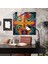 Hermes Cam Baskı - Soyut Geometrik Cam Duvar Tablosu - Hermes, Göz Alıcı, Soyut Geometrik Tasarım, Hermes, 30X30 3
