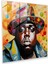 Ünlü B.i.g. Duvar Dekorasyonu - Ünlü Büyük, Modern Sanat, Cam Sanatı, Pop Art, 30X30 1