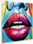 Pop Art Öpücük Cam Baskı - Öpücük, Çağdaş, Modern Sanat, Ev Dekorasyonu, 30X30 1