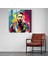 Lionel Messi Cam Duvar Sanatı - Pop Art'tan Esinlenen Cam Baskı - Lionel Messi, Cam Baskı, Pop Art'tan Esinlenen, Cam Sanatı, 30X30 2