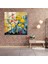 Soyut Limon Ağacı Cam Baskı - Limon Ağacı, Modern Sanat, Ev Dekorasyonu, Duvar Dekorasyonu, 30X30 2