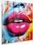Pop Kiss Cam Baskı - Öpücük, Duvar Süslemesi, Pop Art, Kolaj, 30X30 1