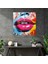 Pop Kiss Cam Baskı - Öpücük, Duvar Süslemesi, Pop Art, Kolaj, 30X30 3