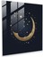 Gece Yarısı Serenity Cam Baskı - Gece Yarısı, Duvar Dekorasyonu, Gece Yarısı, Cam Sanatı, 30X30 1