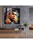 Muhammed Ali Dijital Sanat Cam Baskı - Muhammed Ali, Muhammed Ali, Karizmatik, Duvar Dekorasyonu, 30X30 2