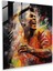 Muhammed Ali Cam Duvar Sanatı - Muhammed Ali, Muzaffer, Cam Sanatı, Dokulu Tablo, 30X30 1