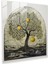 Limon Ağacı Cam Baskı - Çağdaş Gravür - Limon Ağacı, Çizgiler, Cam Baskı, Duvar Süslemesi, 30X30 1
