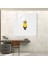 Minimalist Cam Baskı - Tek Minion Silüeti - Minionlar, Minimalist, Minionlar, Temiz Beyaz Arka Plan, 30X30 3