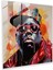 Ünlü B.i.g. Pop Art Cam Baskı - Ünlü Büyük, Çizgi Roman Gibi, Cam Sanatı, Ünlü Büyük.i.g., 30X30 1