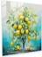 Limon Ağacı Cam Baskı - Limon Ağacı, Duvar Süslemesi, Limon Ağacı, Cam Sanatı, 30X30 1