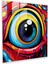 Pop Art Minion Cam Baskı - Minyonlar, Modern Sanat, Minyonlar, Cam Baskı, 30X30 1