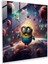 Minions Cam Baskı - Kozmik Macera - Minyonlar, Duvar Süslemesi, Canlı Renkler, Kozmik Macera, 30X30 1