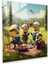 Minions Cam Tablo - Minyonlar, Cam Sanatı, Cam Baskı, Karikatür, 30X30 1