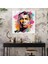 Muhammed Ali Soyut Illüstrasyon Cam Baskı - Muhammed Ali, Muhammed Ali, Ev Dekorasyonu, Cam Sanatı, 30X30 2