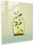 Limon Ağacı Cam Baskı - Limon Ağacı, Modern Sanat, Cam Duvar Sanatı, Limon Ağacı, 30X30 1