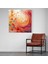Sonbahar Yaprakları Cam Baskı - Yapraklar, Modern Sanat, Soyut, Sonbahar, 30X30 2