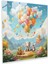 Kaprisli Balon Çocuk Odası Cam Baskı - Çocuk Odası, Neşeli Atmosfer, Kreş, Modern Sanat, 30X30 1