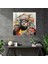 Ünlü Büyük Ev Dekorasyonu - Ünlü Büyük, Müzik, Karışık Teknik Kolaj, Modern Sanat, 30X30 2