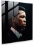 Muhammed Ali Dijital Sanat Cam Baskı - Muhammed Ali, Cam Sanatı, Cam Duvar Sanatı, Duvar Dekorasyonu, 30X30 1