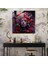 Medusa Çiçek Cam Baskı - Medusa, Cam Sanatı, Canlı Çiçekler, Modern Sanat, 30X30 2